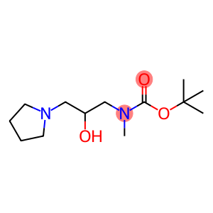 Carbamic acid, N-[2-hydroxy-3-(1-pyrrolidinyl)propyl]-N-methyl-, 1,1-dimethylethyl ester