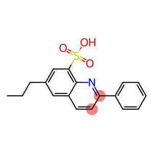 8-Quinolinesulfonic  acid,  2-phenyl-6-propyl-
