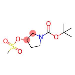(S)-1-Boc-3-甲烷磺酰氧基-吡咯烷