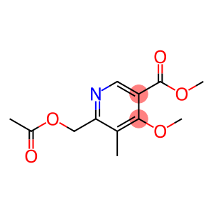 6-(Acetoxymethyl)-4-methoxy-5-methyl Nicotinic Acid Methyl Ester