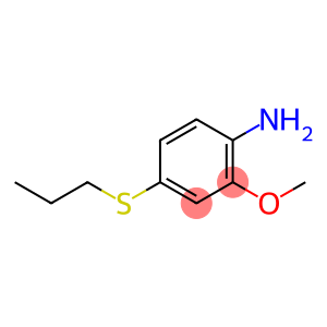 Benzenamine, 2-methoxy-4-(propylthio)-