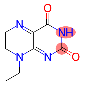 2,4(3H,8H)-Pteridinedione, 8-ethyl-