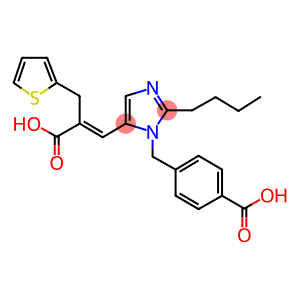 4-({2-butyl-5-[(1E)-2-carboxy-3-thiophen-2-ylprop-1-en-1-yl]-1H-imidazol-1-yl}methyl)benzoic acid