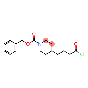 1-Piperidinecarboxylic acid, 4-(4-chloro-4-oxobutyl)-, phenylmethyl ester