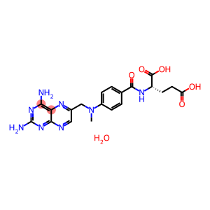L-Glutamic acid,N-[4-[[(2,4-diamino-6-pteridinyl)methyl]methylamino]benzoyl]-, hydrate (9CI)