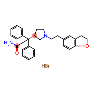 2-[(3S)-1-[2-(2,3-dihydro-1-benzofuran-5-yl)ethyl]pyrrolidin-3-yl]-2,2-diphenyl-ethanamide hydrobromide