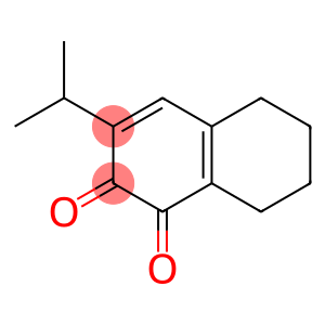 1,2-Naphthalenedione, 5,6,7,8-tetrahydro-3-(1-methylethyl)- (9CI)