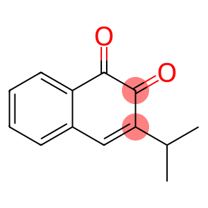 1,2-Naphthalenedione, 3-(1-methylethyl)- (9CI)
