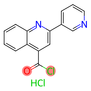 2-pyridin-3-ylquinoline-4-carbonyl chloride hydrochloride