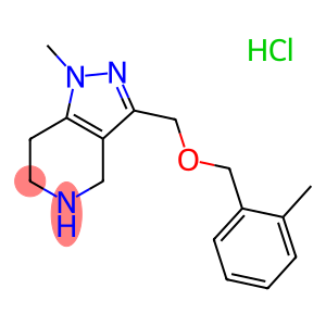 1-Methyl-3-{[(2-methylbenzyl)oxy]methyl}-4,5,6,7-t etrahydro-1H-pyrazolo[4,3-c]pyridine hydrochlorid