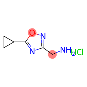 [(5-cyclopropyl-1,2,4-oxadiazol-3-yl)methyl]amine hydrochloride