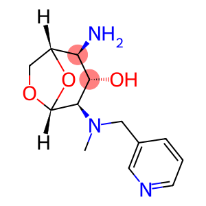 (1S,2S,3S,4R,5R)-2-amino-4-(methyl(pyridin-3-ylmethyl)amino)-6,8-dioxabicyclo[3.2.1]octan-3-ol