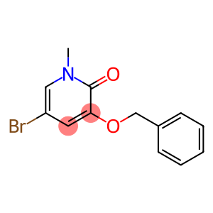 2(1H)-Pyridinone, 5-bromo-1-methyl-3-(phenylmethoxy)-