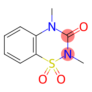 2,4-Dimethyl-2H-1,2,4-benzothiadiazin-3(4H)-on-1,1-dioxide
