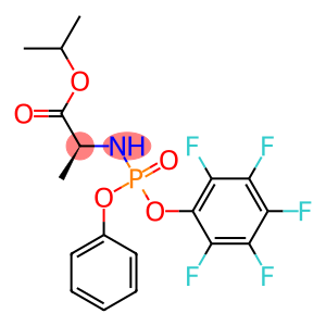 propan-2-yl (2S)-2-{[(S)-pentafluorophenoxy(phenoxy)phosphoryl]amino}propanoate