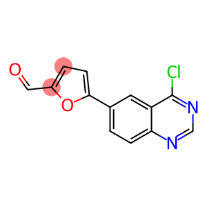 2-Furancarboxaldehyde, 5-(4-chloro-6-quinazolinyl)-