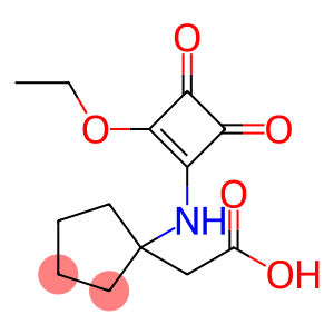 1[(2-Ethoxy-3,4-dioxocyclobut-1-en-1-yl)amino]cyclopentyl]acetic acid