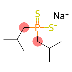 二(2-甲基丙基)-二硫代膦酸钠