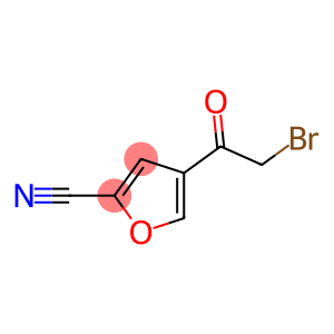 2-Furancarbonitrile, 4-(bromoacetyl)- (9CI)