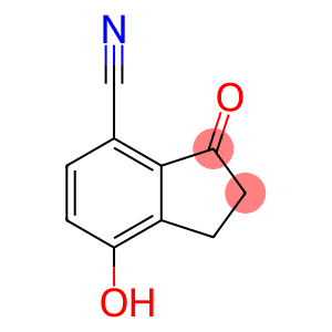 1H-Indene-4-carbonitrile, 2,3-dihydro-7-hydroxy-3-oxo-