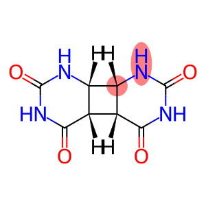 (4aα,4bα,8aα,8bα)-4a,4b,8a,8b-Tetrahydrocyclobuta[1,2-d:4,3-d']dipyrimidine-2,4,5,7(1H,3H,6H,8H)-tetrone