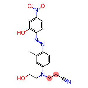 Propanenitrile, 3-((2-hydroxyethyl)(4-(2-(2-hydroxy-4-nitrophenyl)diazenyl)-3-methylphenyl)amino)-