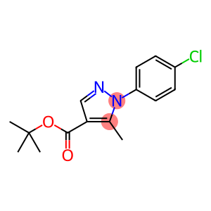 1H-Pyrazole-4-carboxylic acid, 1-(4-chlorophenyl)-5-methyl-, 1,1-dimethylethyl ester