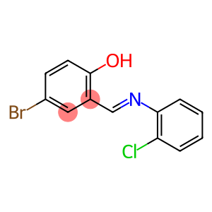 Phenol, 4-bromo-2-[(E)-[(2-chlorophenyl)imino]methyl]-