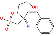 2-Quinolinepropanol, 2-methanesulfonate