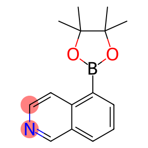 Isoquinoline, 5-(4,4,5,5-tetramethyl-1,3,2-dioxaborolan-2-yl)-