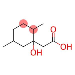 Cyclohexaneacetic acid, 1-hydroxy-2,5-dimethyl-