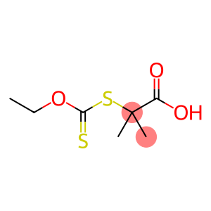 2-((Ethoxythioxo methyl)thio)-2-methylpropanoic acid