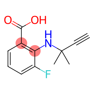 3-氟-2-((2-甲基丁-3-炔-2-基)氨基)苯甲酸