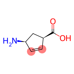 (+)-(1S,4R)-1-amino-cyclopent-2-ene-4-carboxylic acid
