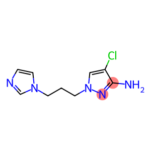 1H-Pyrazol-3-amine, 4-chloro-1-[3-(1H-imidazol-1-yl)propyl]-
