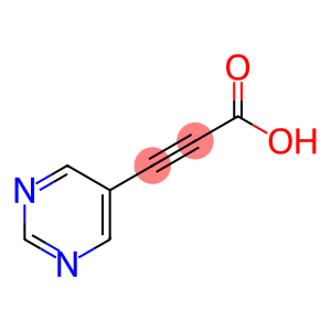 2-Propynoic acid, 3-(5-pyrimidinyl)-