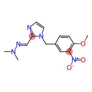 1-{3-nitro-4-methoxybenzyl}-1H-imidazole-2-carbaldehyde dimethylhydrazone