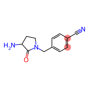 Benzonitrile, 4-[(3-amino-2-oxo-1-pyrrolidinyl)methyl]-
