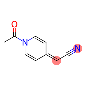 delta4(1H),alpha-Pyridineacetonitrile, 1-acetyl- (8CI)