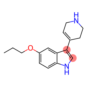 3-(1,2,5,6-tetrahydro-4-pyridyl)-5-n-propoxyindole