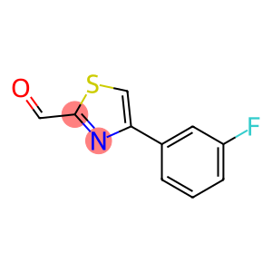 2-Thiazolecarboxaldehyde, 4-(3-fluorophenyl)-