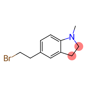 1H-Indole, 5-(2-bromoethyl)-2,3-dihydro-1-methyl-