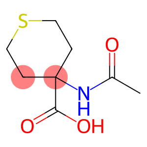 2H-Thiopyran-4-carboxylic acid, 4-(acetylamino)tetrahydro-