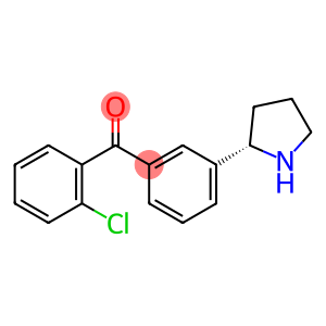 3-((2S)Pyrrolidin-2-yl)phenyl 2-chlorophenyl ketone