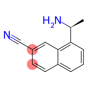 8-[(1S)-1-Aminoethyl]naphthalene-2-carbonitrile
