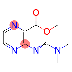 Pyrazinecarboxylic acid, 3-[[(dimethylamino)methylene]amino]-, methyl ester