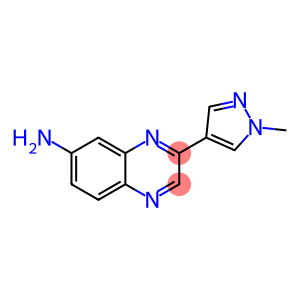 6-Quinoxalinamine, 3-(1-methyl-1H-pyrazol-4-yl)-