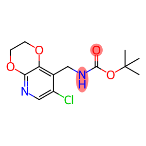 Carbamic acid, N-[(7-chloro-2,3-dihydro-1,4-dioxino[2,3-b]pyridin-8-yl)methyl]-, 1,1-dimethylethyl ester