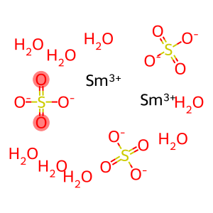 samarium(iii) sulfate octahydrate, reacton