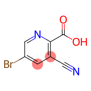 5-BroMo-3-cyanopicolinic acid